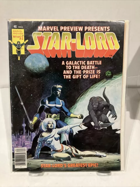 MARVEL PREVIEW PRESENTS: STAR-LORD #14 (Marvel 1978) 3rd App. of Star-Lord