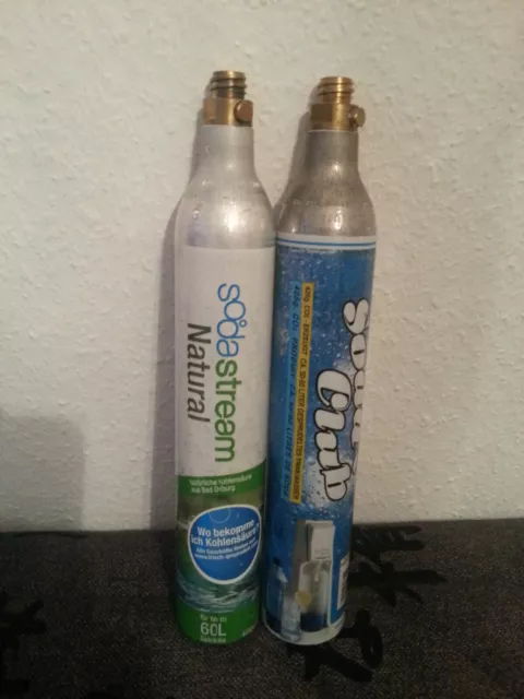 2 x Soda Stream,Soda Club CO2 Zylinder Leerer 50-60 Liter