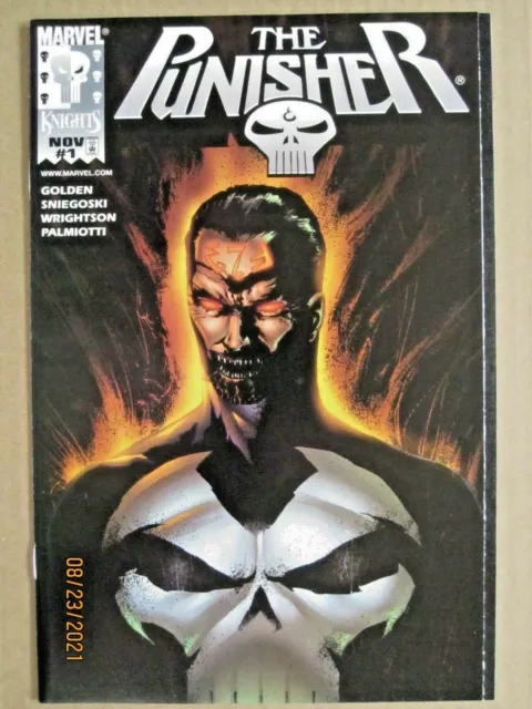 1998 Marvel Comics Marvel Knights The Punisher #1 Dynamic Forces Alternate W/Coa