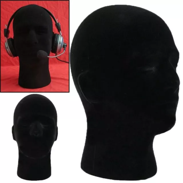 Foam Manikin Head Male Mannequin Styrofoam Model Wigs Glasses Cap Display I4H9