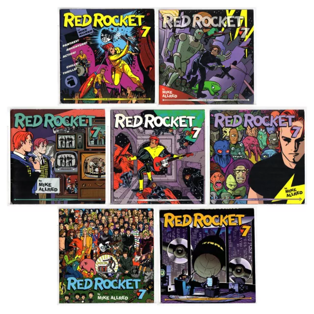 RED ROCKET 7 #1 2 3 4 5 6 7 1-7 Complete Set Mike Allred Seven DARK HORSE 1997