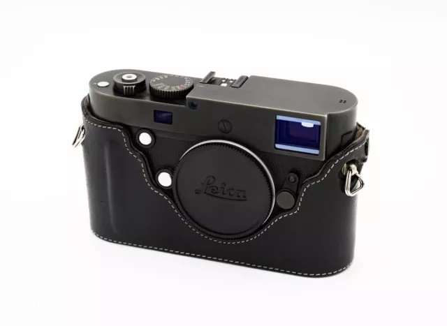 Leica M Monochrom Typ 246 24MP Digital Rangefinder Camera w/ Leather Grip