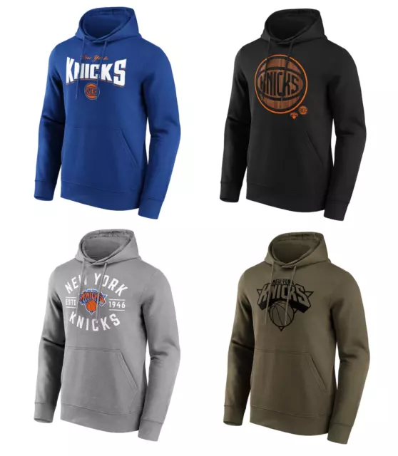 New York Knicks Sweatshirt Hoodie Men's NBA Basketball Fanatics Hoodie - New