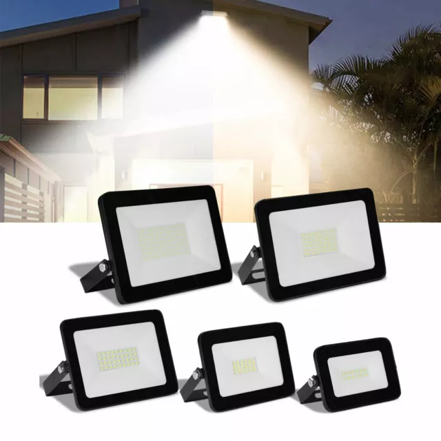 10-100Watt LED Fluter Flutlicht IP65 Außenleuchte Außen Garten Fassadenstrahler