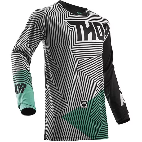 THOR Pulse GeoTec Adult MX Offroad Jersey *NEW* Motorbike MOTO