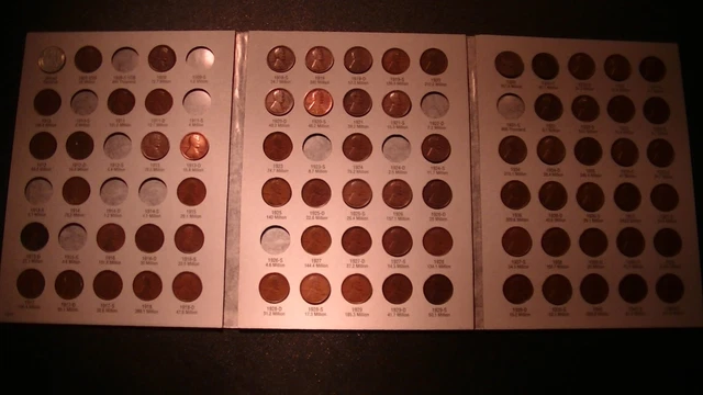 Lincoln Wheat Penny Cent Set Lot 76 Coins 1909 Vdb To 1940 Includes Rarer Dates