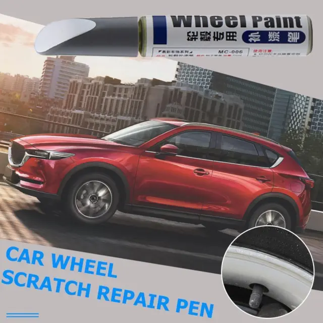 Penna riparazione graffi vernice auto 12 ml ruota cerchio raggi vernice penna penna penna pennello