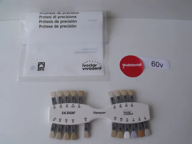 Ivoclar Vivadent IPS d.SIGN  Opaquer  Farbschlüssel - Farbring Nr. 60v