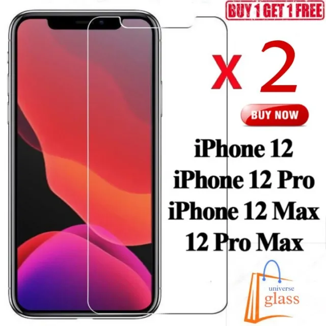 Tempered Glass Screen Protector For iPhone 14 13 12 11 Pro Max XR X XS MAX