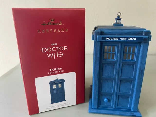 Hallmark 2021 Dr. Who Tardis Bbc Sound Light Ornament