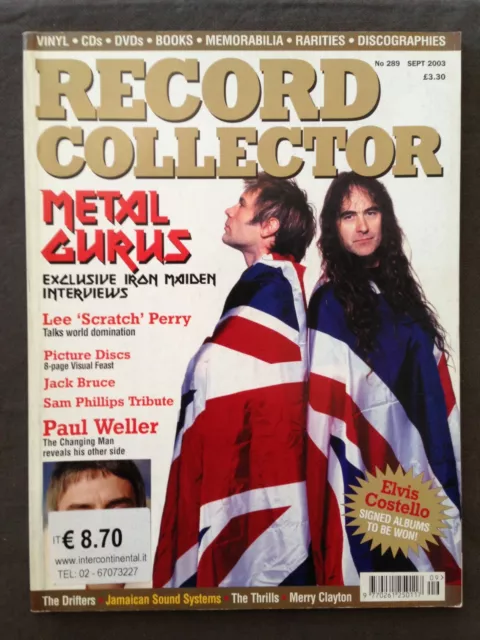 Record Collector 289, Sept 2003 - Iron Maiden Lee Scratch Perry Paul Weller