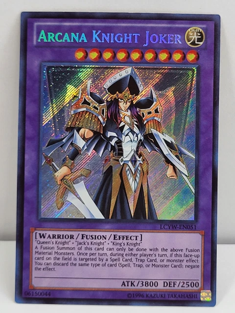 Yu-Gi-Oh! Arcana Knight Joker LCYW-EN051 Unlimited Secret Rare Card NM