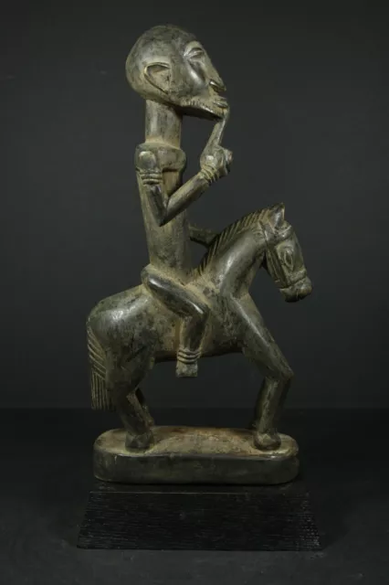 African Horseman Statue, Warrior, Cavalier - DOGON Mali, AFRICAN TRIBAL ART