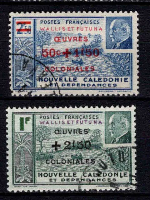 Wallis et Futuna - Colonie Française - 1944 - N° 131/132 - Oblit - Used