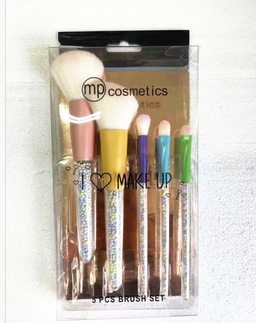 Set Di Pennelli Make Up Professionali Da Borsa Fondotinta Contouring Trucco Viso