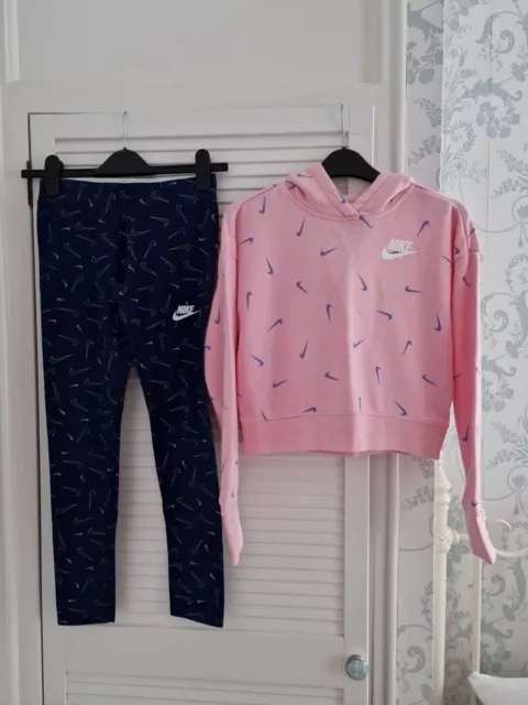 New Girls Nike Tracksuit Set Age 11-12