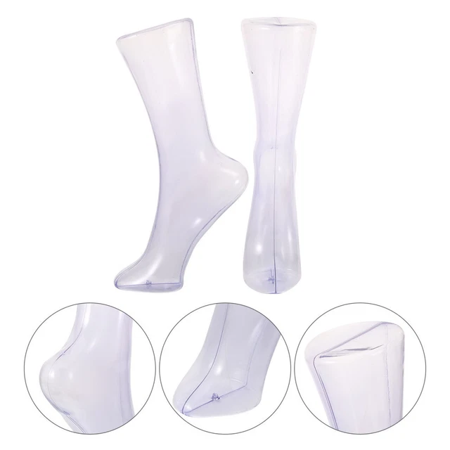 2 pièces, modèles de pieds de chaussettes, accessoires d'affichage magnétique,