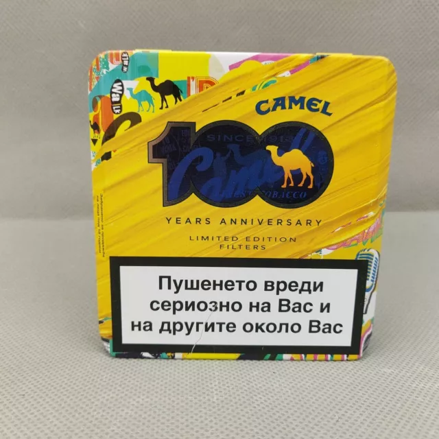 Beautiful Camel 100 Years Anniversary Limited Edition Tin Case Empty #0316