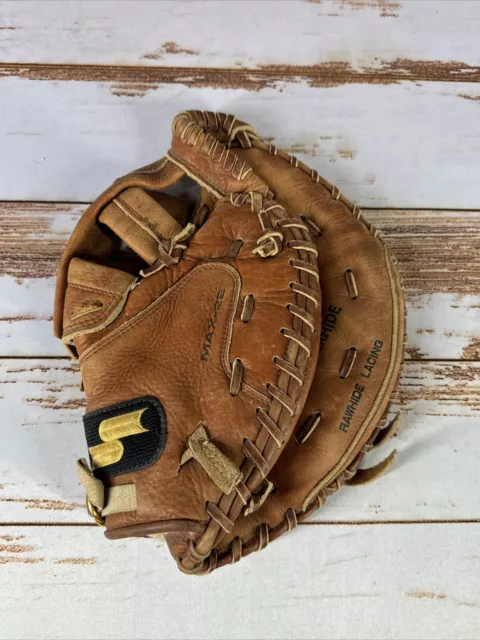 SSK MAX-22 Steerhide Catcher's Mitt Glove Baseball Medal Series