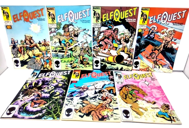 ElfQuest Volume 2 Issues 2 3 4 5 6 7 8 Marvel Comics 1985-1986 Lot of 7