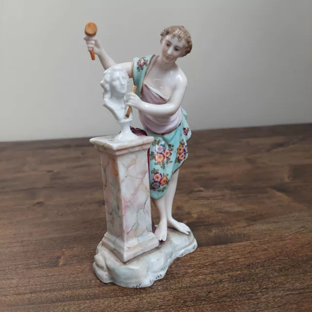 Antique Volkstedt Rudolstadt German Porcelain Sculptor Figurine Figure STUNNING