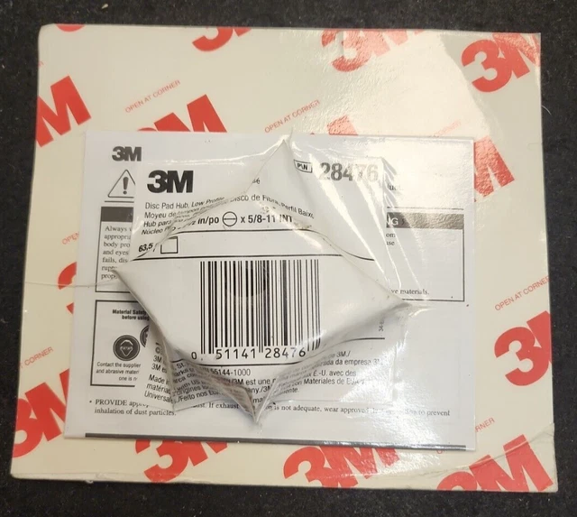 3M Disc Pad Hub 28476 2-1/2" 5/8-11 Internal Low-Profile