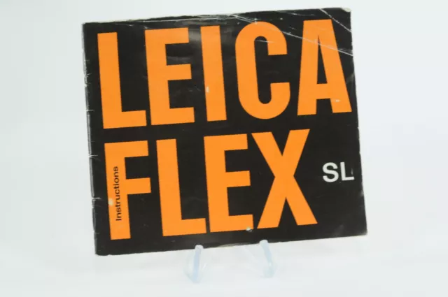 Leica Leicaflex SL Camera Instruction Manual Guide #G068 2
