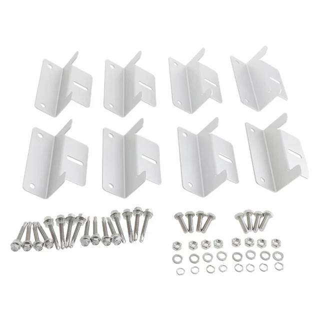 Mounting Holder Z Brackets Split Lock Washer Accessories Flat Washers Hex Nuts