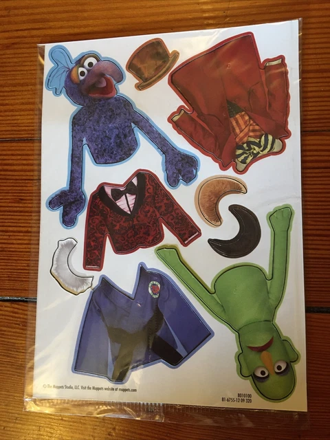 Disney The Muppets Studio Dress-Up Magnets Set of 9 New Gift Gonzo 3