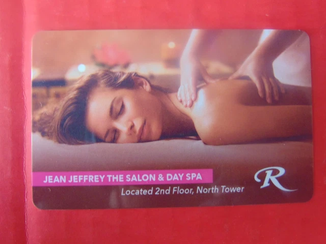 CASINO DON LAUGHLINS RIVERSIDE Hotel Room Key Card Jean Jeffrey Salon Day Spa