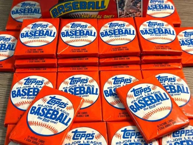 1985 Topps Baseball Wax Packs - No Date Wrapper Variation - Price per Pack