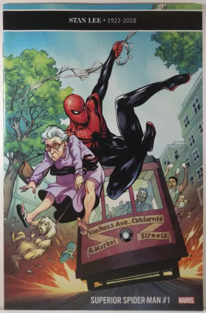 🔴 Superior Spider-Man #1 Nm- Lupacchino 1:50 Stan Lee Variant Web Of Amazing