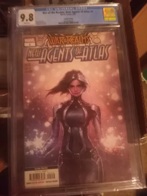 War of the Realms: New Agents of Atlas #1 CGC 9.8, 2nd Printing, Luna Snow Cover