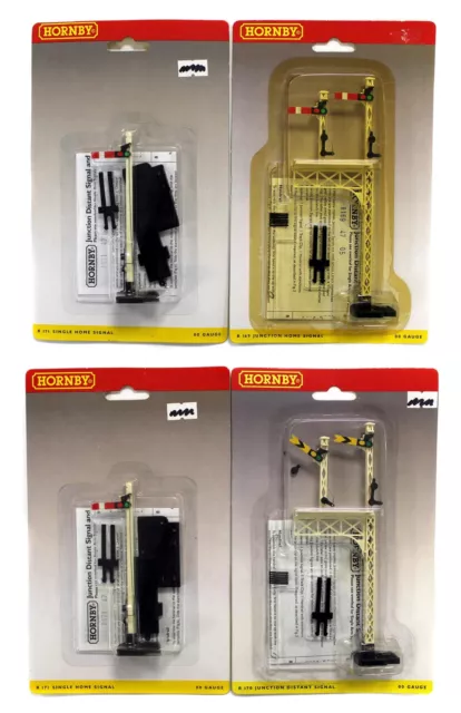 Hornby 'Oo' Gauge R169/170/171 Lot Of 4 Assorted Signals