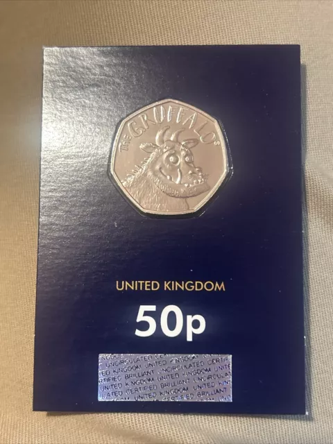 2019 the gruffalo 50p coin Uncirculated In a Change Checker Card (18933-5)