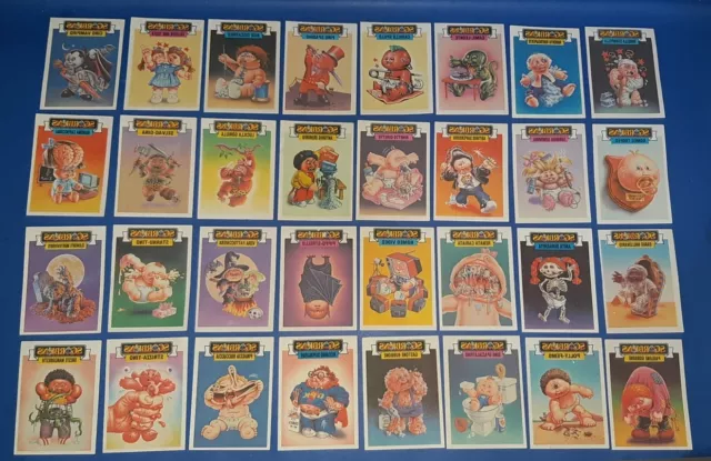 SGORBIONS IRON ON - Serie Completa - 32 Figurine COMPLETE SET Garbage Pail Kids