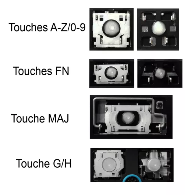 Touche de Clavier pour DELL Latitude 14 E5450 E5470 E7450 E7470 5480 5490 7480