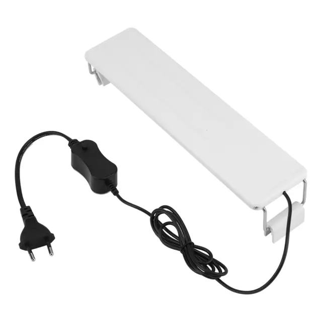 Clip On Aquarium Mini LED Light Extendable Fish Tank Lamp EU Plug 220V GS0