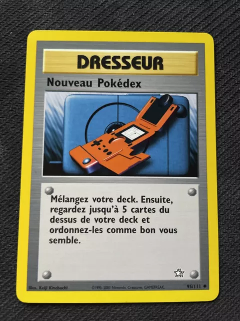 Nouveau Pokedex Unco - Pokemon 95/111 Neo Genesis Proche Du Neuf Fr