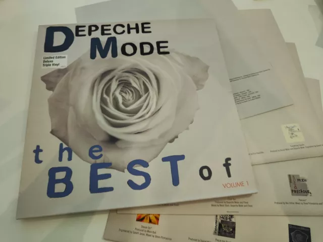 Depeche Mode 3 x 12" Vinyl LP THE BEST OF Limited Edition 2007 Venusnote rare NM