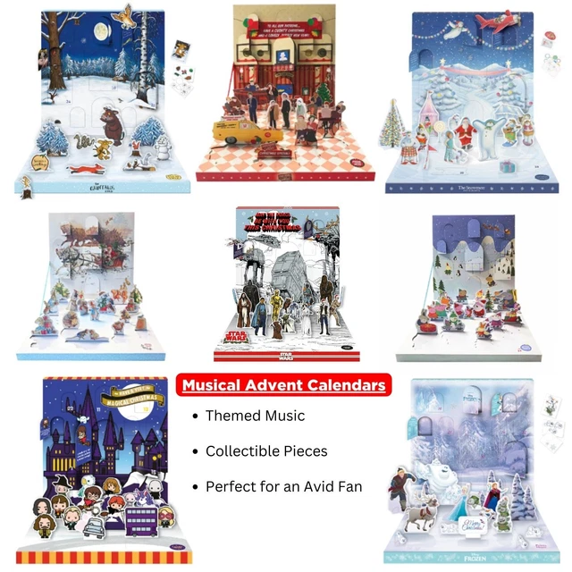 ADVENT CALENDAR FOR Kids Musical Moving Christmas Scene Decoration