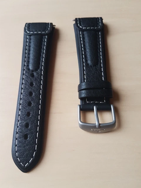 Uhrenarmbänder ROWI Edelstahl Schwarz Wechselanstoß Rund 18-22mm