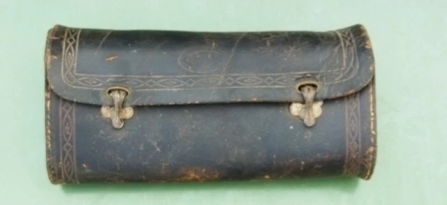 Sacoche De Selle Vintage Pour Vélo Motobecane - Trousse à Outils En Cuir Terrot - Brun