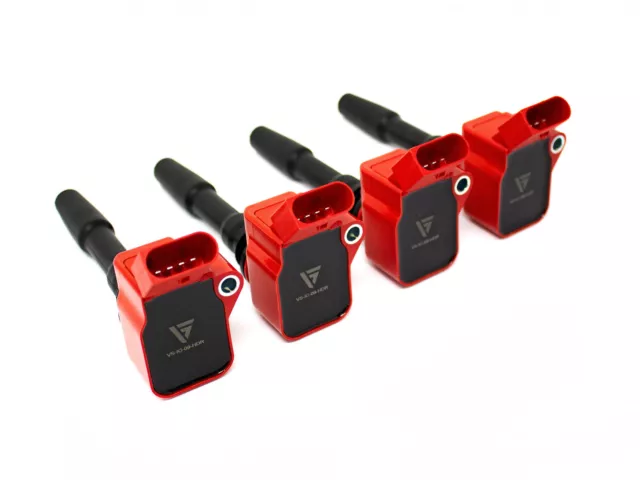 Bobine di accensione ad alte prestazioni VAGSport - Stile rosso ""R8"" (confezione da 6)