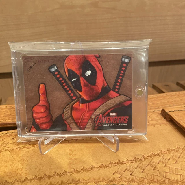 Marvel upper deck Sketch Card Deadpool 1 of 1 Autograph Marvel upper deck Sketch Card Deadpool 1 of 1 Autograph