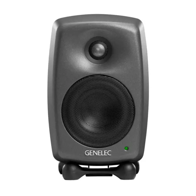 Genelec 8020D kompakter aktiver Studiomonitor - dunkelgrau (Single)