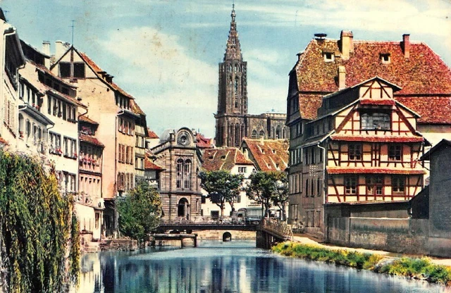 Tirage Vintage De Strasbourg Vers 1920 - Format 6x6 Cm - Tirage Argentique Original - Réf. DC4549