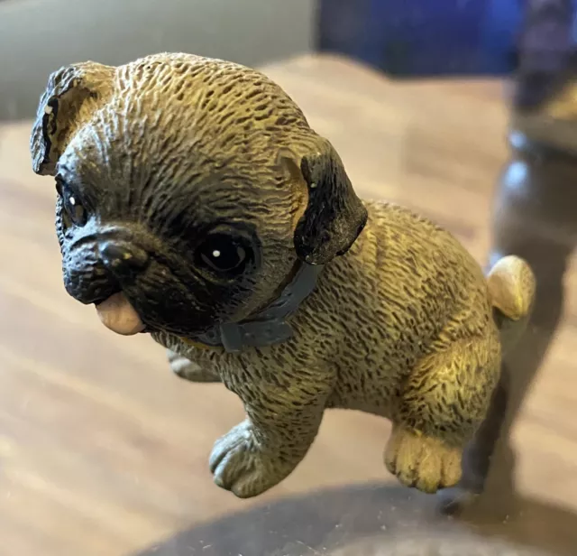 Fawn Pug Puppy Statue