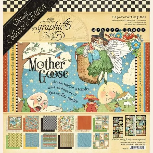 Graphic 45 Mother Goose Deluxe Collectors Edition 12 x 12"