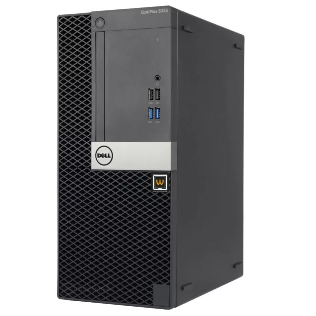 CPU Dell Optiplex 5055 Office PC A6 9500E 3,4 GHz Stromspar  16 GB RAM, SSD de 1 TB